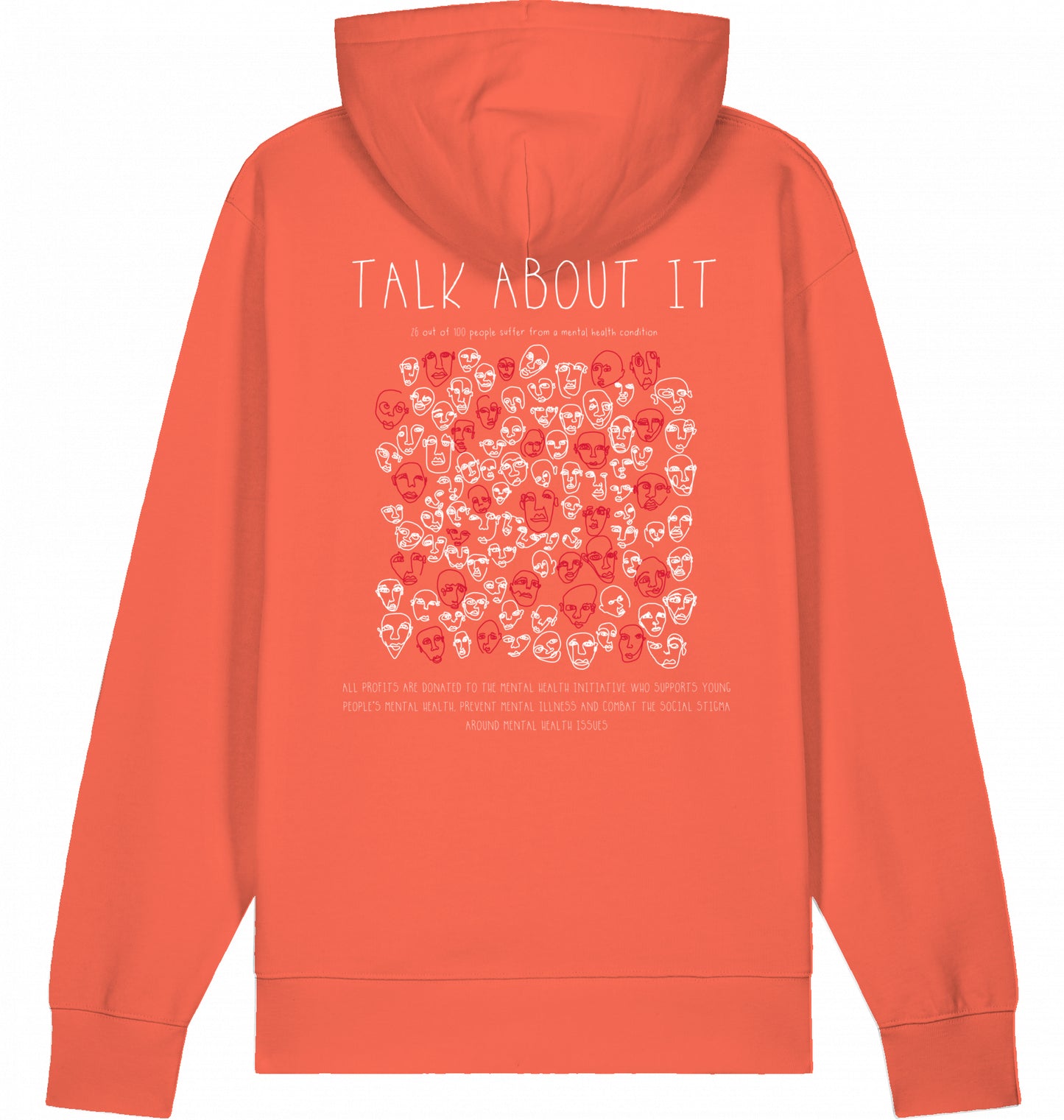 TALK ABOUT IT Organic Hoodie Fiesta