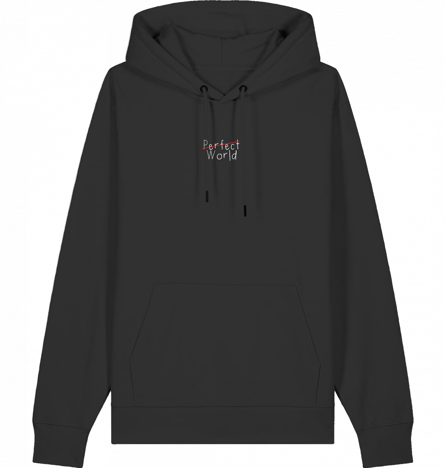 TALK ABOUT IT Organic Hoodie Black