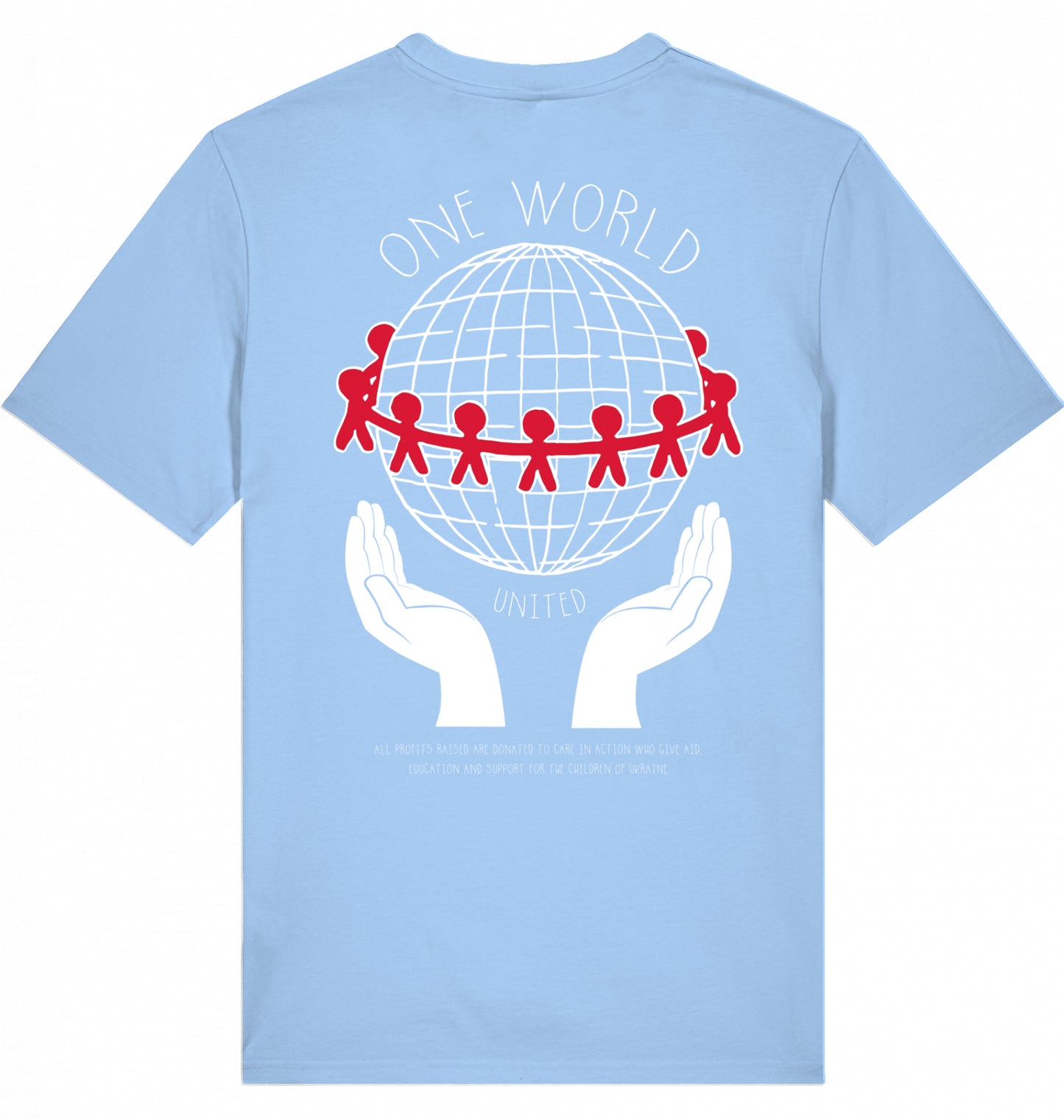 ONE WORLD Organic T-Shirt Sky Blue