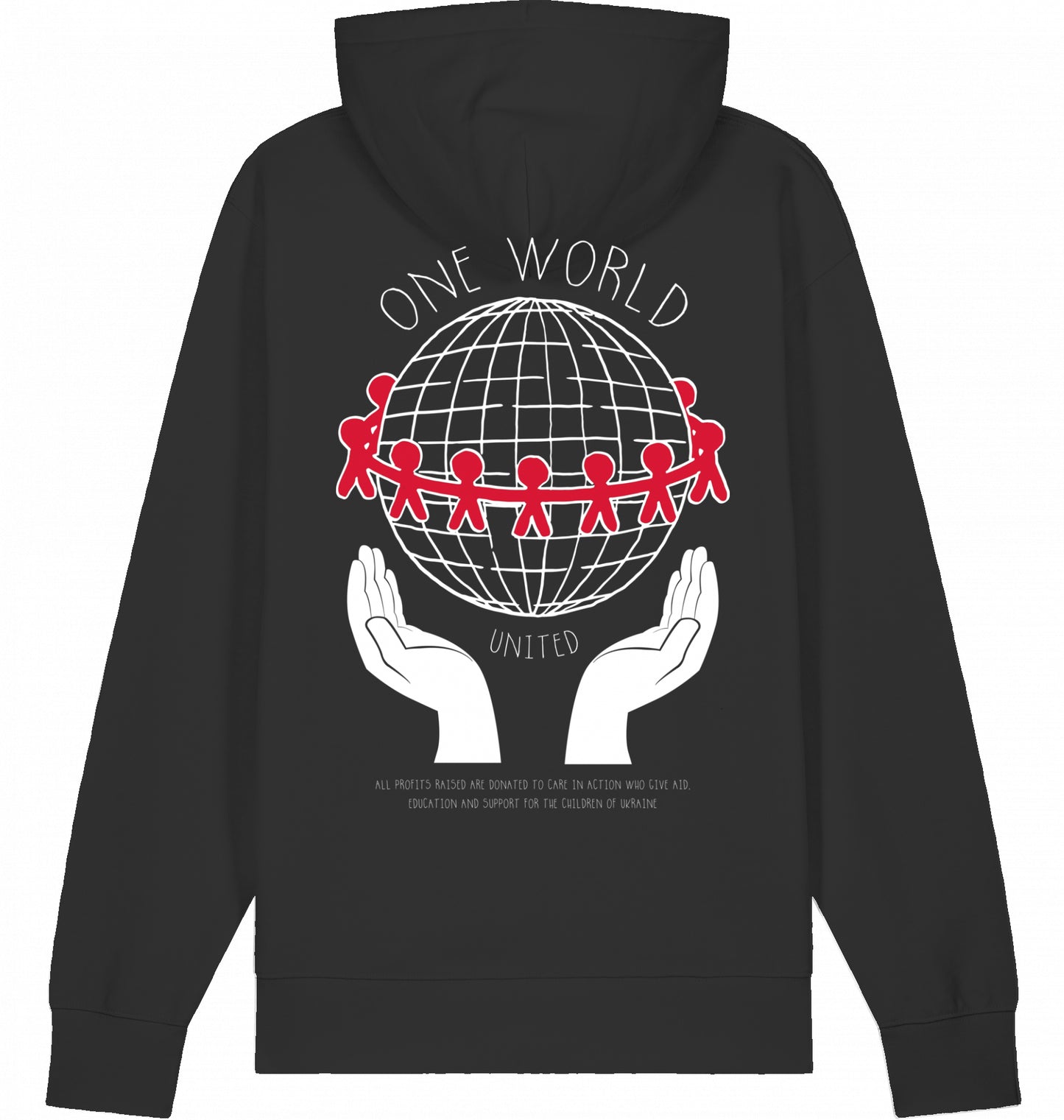 ONE WORLD Organic Hoodie Black