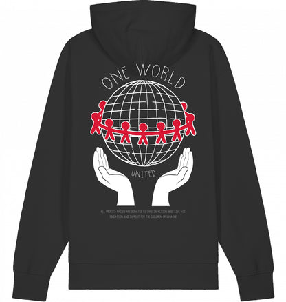 ONE WORLD Organic Hoodie Black