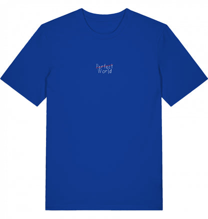 ENDANGERED OCEANS Organic T-Shirt Worker Blue