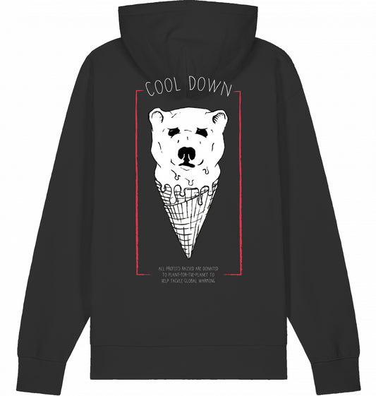 COOL DOWN Organic Hoodie Black