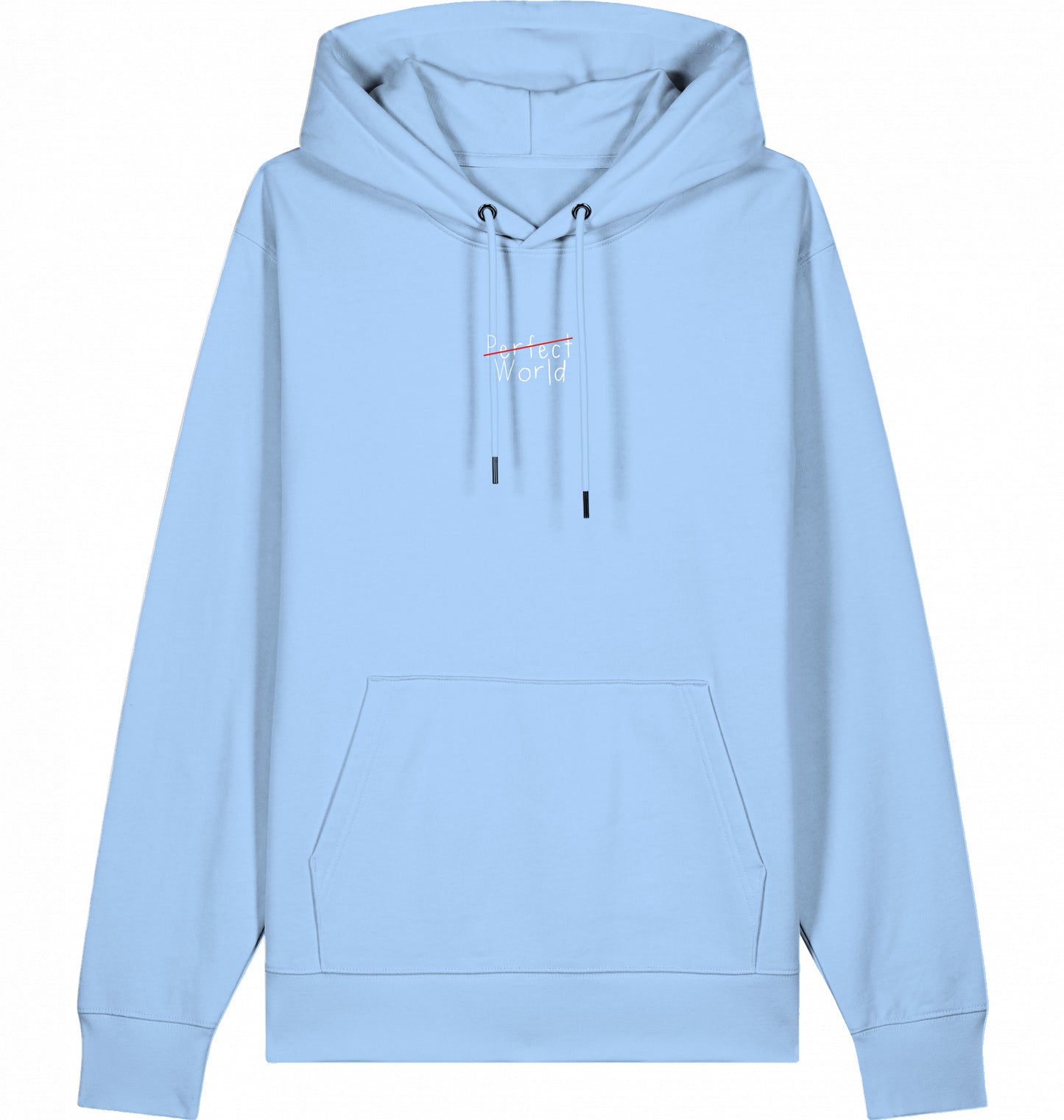 ONE WORLD Organic Hoodie Sky Blue